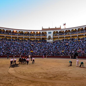 Interior de la plaza de Las Ventas este San Isidro |  David Alonso