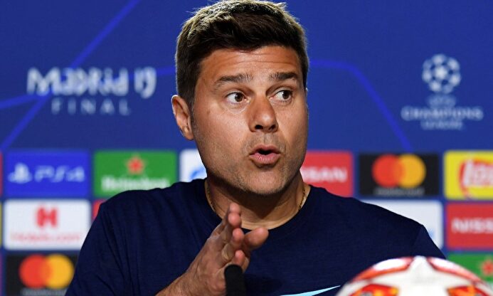 Mauricio Pochettino, en rueda de prensa en el Metropolitano. | EFE