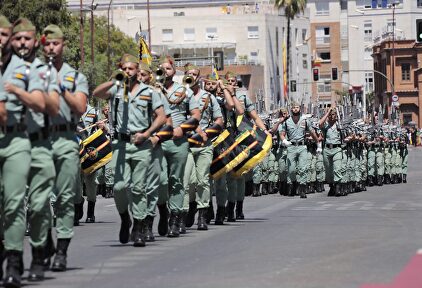 La Legión durante el DIFAS de 2019. | Rubén Somonte / Min. Defensa