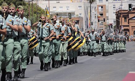 La Legión durante el DIFAS de 2019. | Rubén Somonte / Min. Defensa
