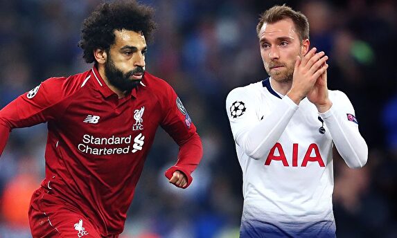 Salah y Eriksen, Liverpool y Tottenham. |  EFE