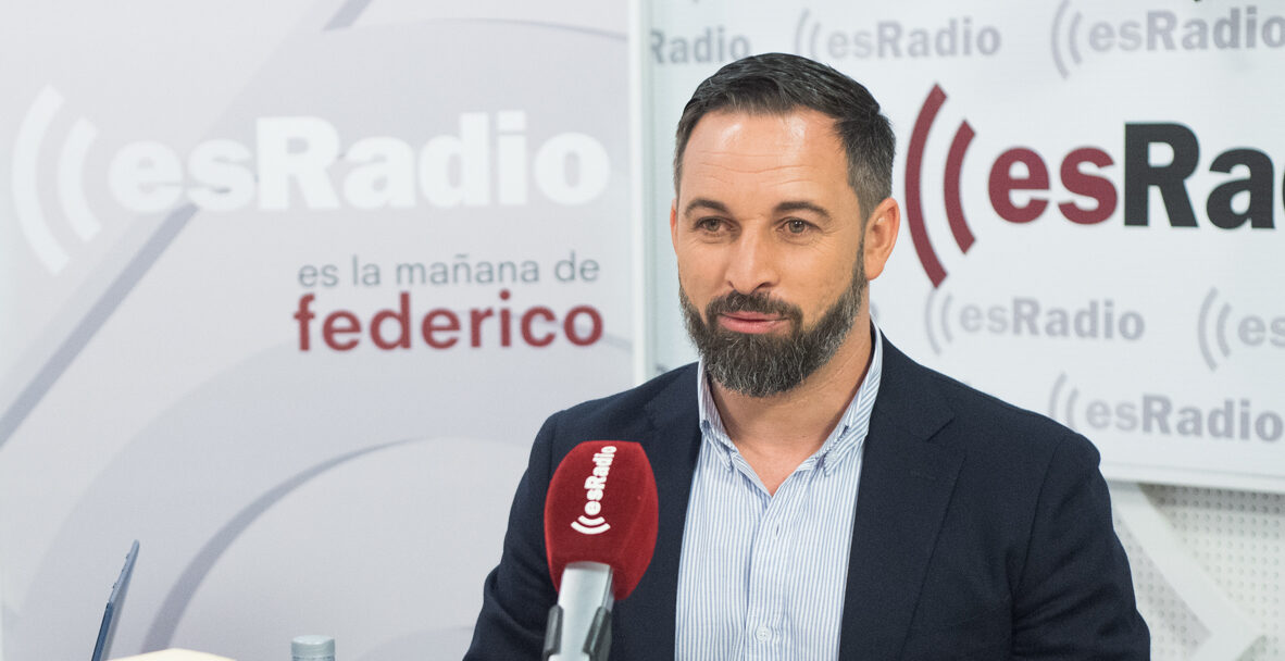 Santiago Abascal, en esRadio. |  David Alonso Rincón