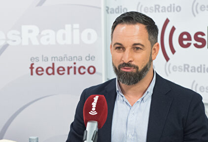 Santiago Abascal, en esRadio. |  David Alonso Rincón