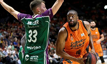 El Valencia vence a Unicaja y se cita con el Madrid en semifinales (79-76)