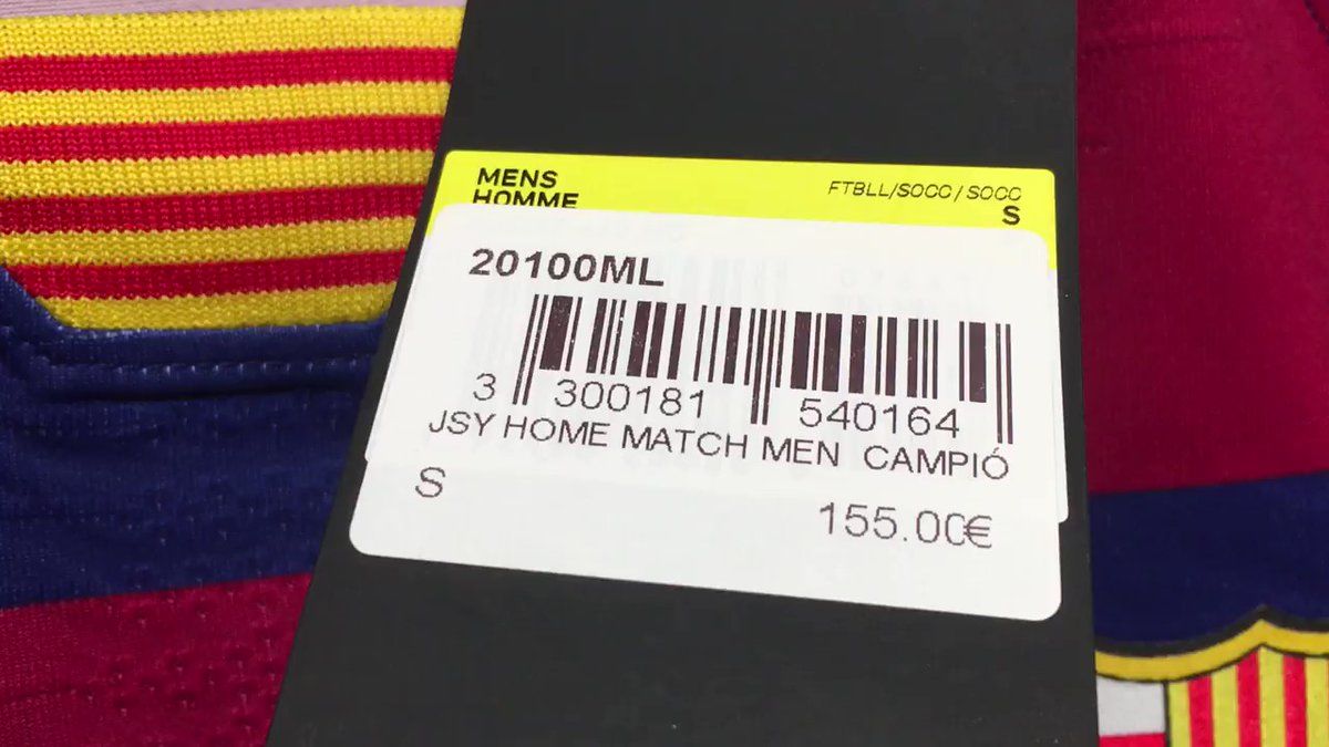 puramente Escandaloso Privilegio La nueva camiseta del Barça cuesta... ¡155 euros! - Libertad Digital