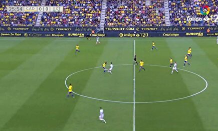 El surrealista gol del Extremadura que puede dejar sin playoffs al Cádiz