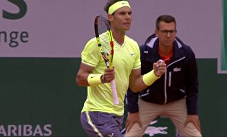 El espléndido golpe de Nadal para ganar el primer set