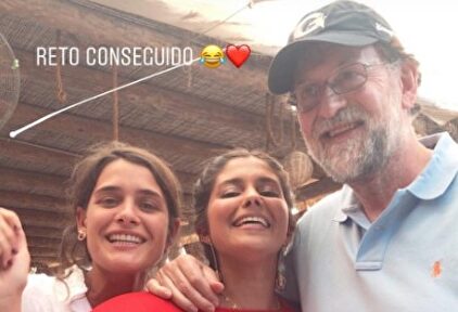 Rajoy causa sensación en la despedida de soltera de la Marta Pombo y María García de Jaime