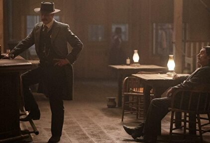 Ian McShane y Timothy Olyphant en Deadwood |  HBO