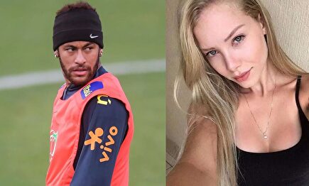 Neymar y Najila |  Montaje
