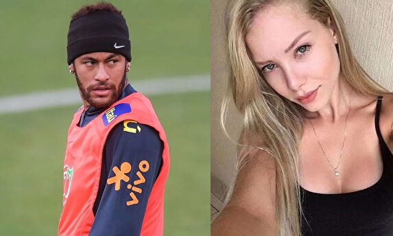 Neymar y Najila |  Montaje