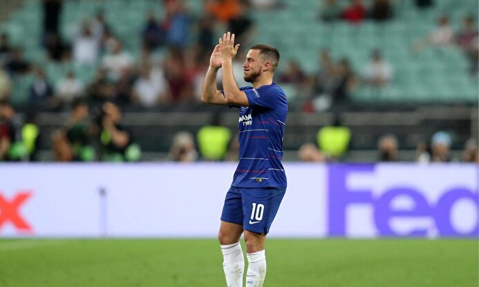 Eden Hazard, durante la pasada final de la Europa League. |  Cordon Press