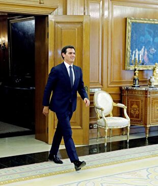 Albert Rivera en Zarzuela esta semana |  EFE