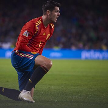 Álvaro Morata, durante un encuentro de la selección española. | Cordon Press