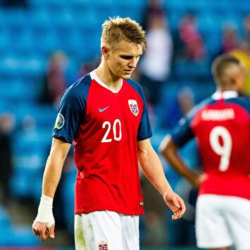 Martin Odegaard y Ada Hergerberg, compatriotas. |  EFE