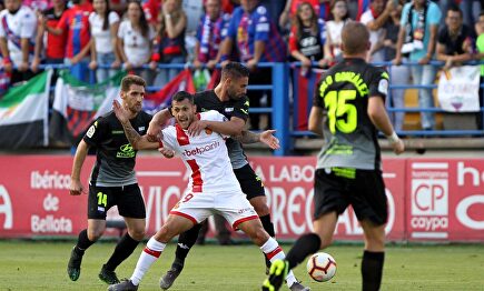 El Mallorca durante su último encuentro de Liga regular. |  EFE