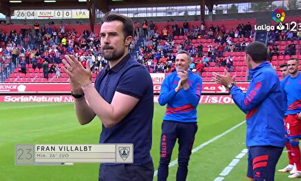 Numancia 1 - Las Palmas 1