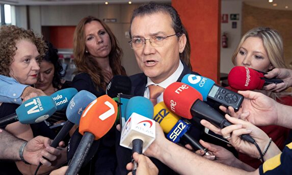 El presidente del comité negociador de Ciudadanos en Murcia ,Miguel Garaulet |  EFE