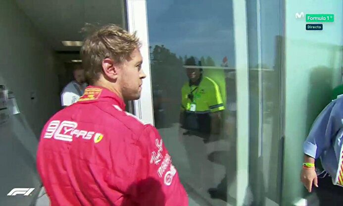El tremendo enfado de Vettel que acabó con un gesto que nadie podía esperar 