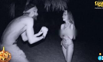 Violeta y Fabio en una de sus discusiones |  Telecinco