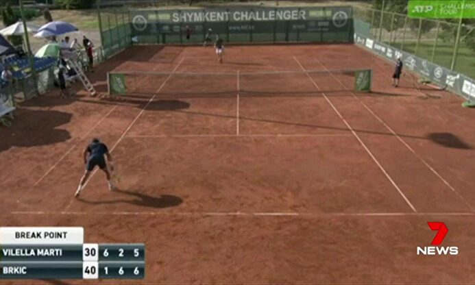 El ataque de ira más grande del año tenístico lo protagoniza un español 