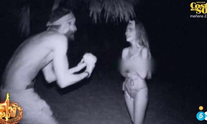 Violeta y Fabio en una de sus discusiones |  Telecinco