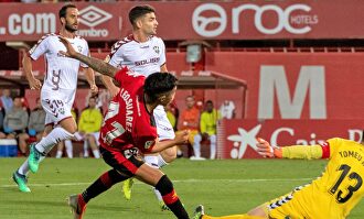 El tanto de Leo Suárez que abrió el marcador del partido. |  EFE