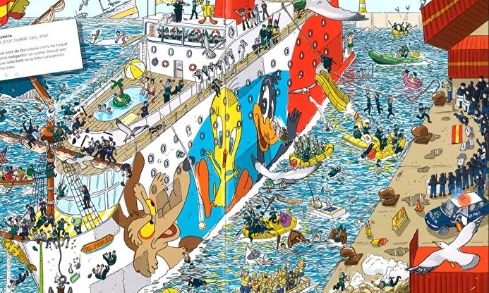 Una de las ilustraciones del polémico cómico |  Cómic On és l'Estela