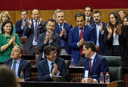 Sesión de control al Gobierno en Parlamento Andalucía |  EFE