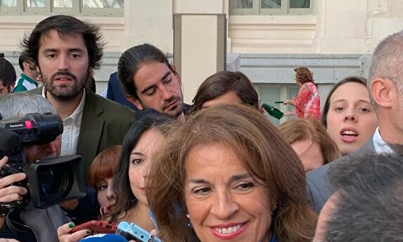 Ana Botella el pasado 15 de junio. |  LD