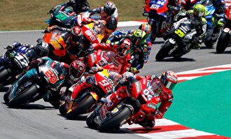 Marc Márquez se impone en el Circuito de Cataluña. |  EFE