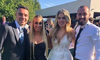 La pareja acompañada de Aleix Vidal y Lorena Mañas |  Instagram