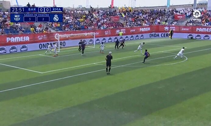 Contragolpe de manual: el golazo del Madrid para vencer al Barça en la final de LaLiga Promises (1-0)