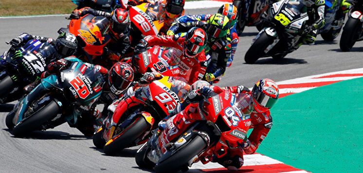 Marc Márquez se impone en el Circuito de Cataluña. |  EFE