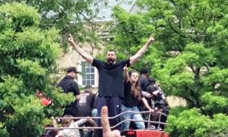 Marc Gasol, desatado en la fiesta de Toronto