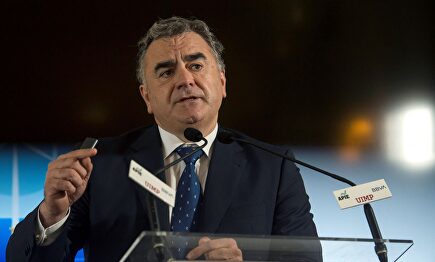 El consejero delegado de BME, Javier Hernani, este lunes |  EFE