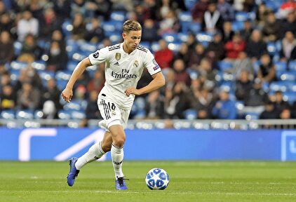 Marcos Llorente, en un partido con el Real Madrid la pasada temporada. | Cordon Press