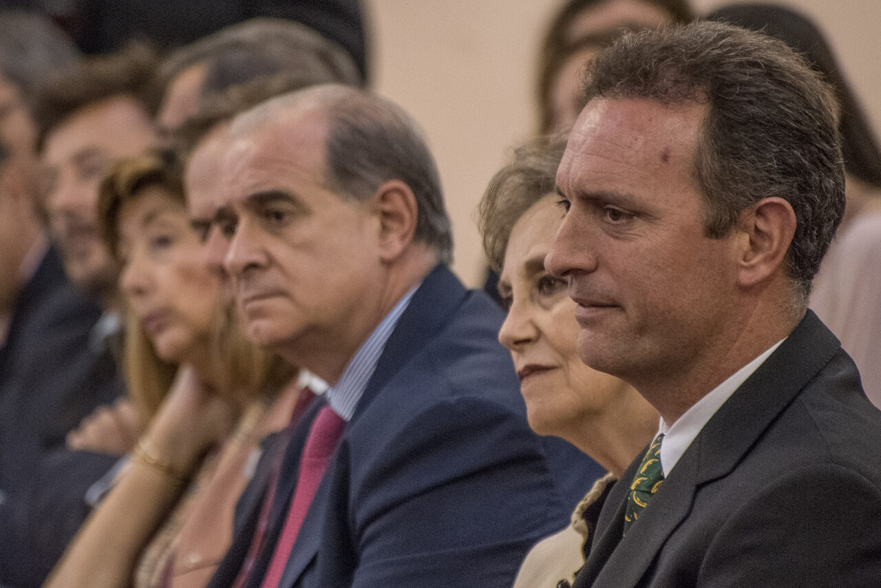 Daniel Portero, en la entrega de las Medallas de Dignidad y Justicia 2019. | EFE