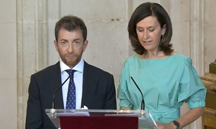 Un instante de la ceremonia |  Casa Real