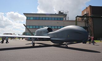 Dron MQ-4C de las Fuerzas Aéreas estadounidenses, similar al derribado por Irán |  EFE