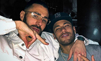 Benzema y Neymar posan juntos en una fotografía. |  Instagram