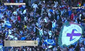 El Depor pone un pie y medio en Primera tras vencer al Mallorca (2-0)