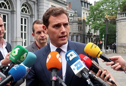 Albert Rivera, este jueves en Bruselas. |  EFE