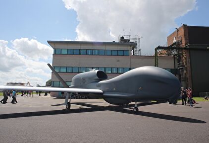 Dron MQ-4C de las Fuerzas Aéreas estadounidenses, similar al derribado por Irán |  EFE