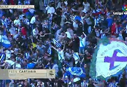 El Depor pone un pie y medio en Primera tras vencer al Mallorca (2-0)