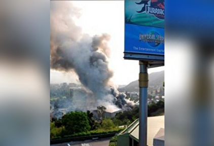 El incendio en 2008 devastó los estudios de Universal. |  Europa Press