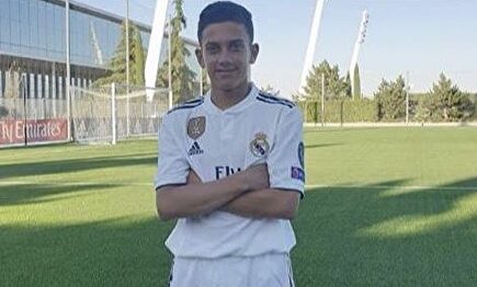 José Antonio Reyes Jr. ya luce los colores del Real Madrid. |  Instagram