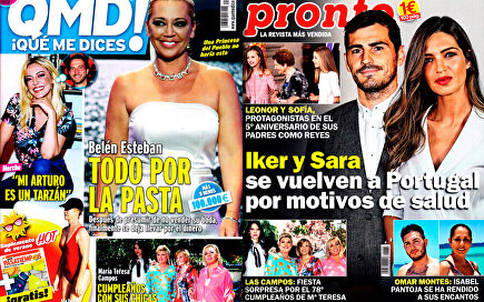 La salud obliga a Sara Carbonero e Iker Casillas a volver a Portugal