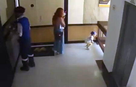 Una madre distraída con el móvil salva en el último segundo a su hijo de caer al vacío