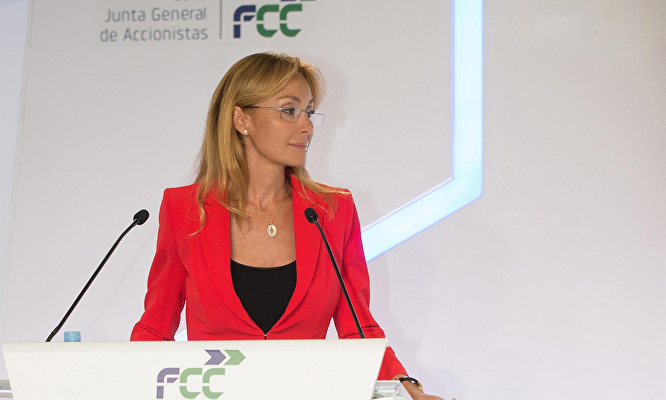 La presidenta de FCC, Esther Alcocer Koplowitz | europapress